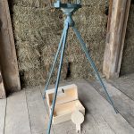 Painted Wooden Surveyors Compass